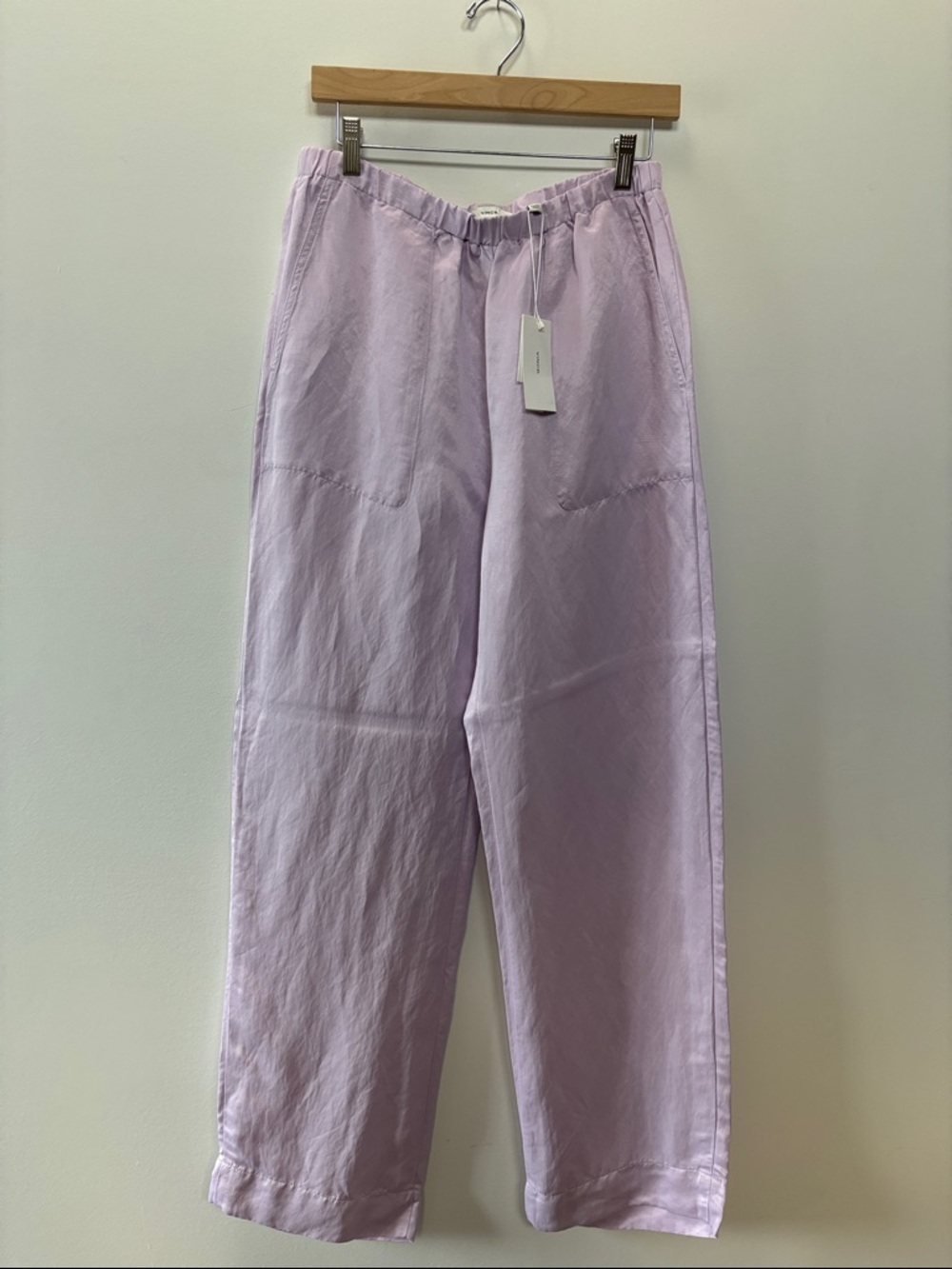 Vince Pastel Lavender Elastic Waist Pants